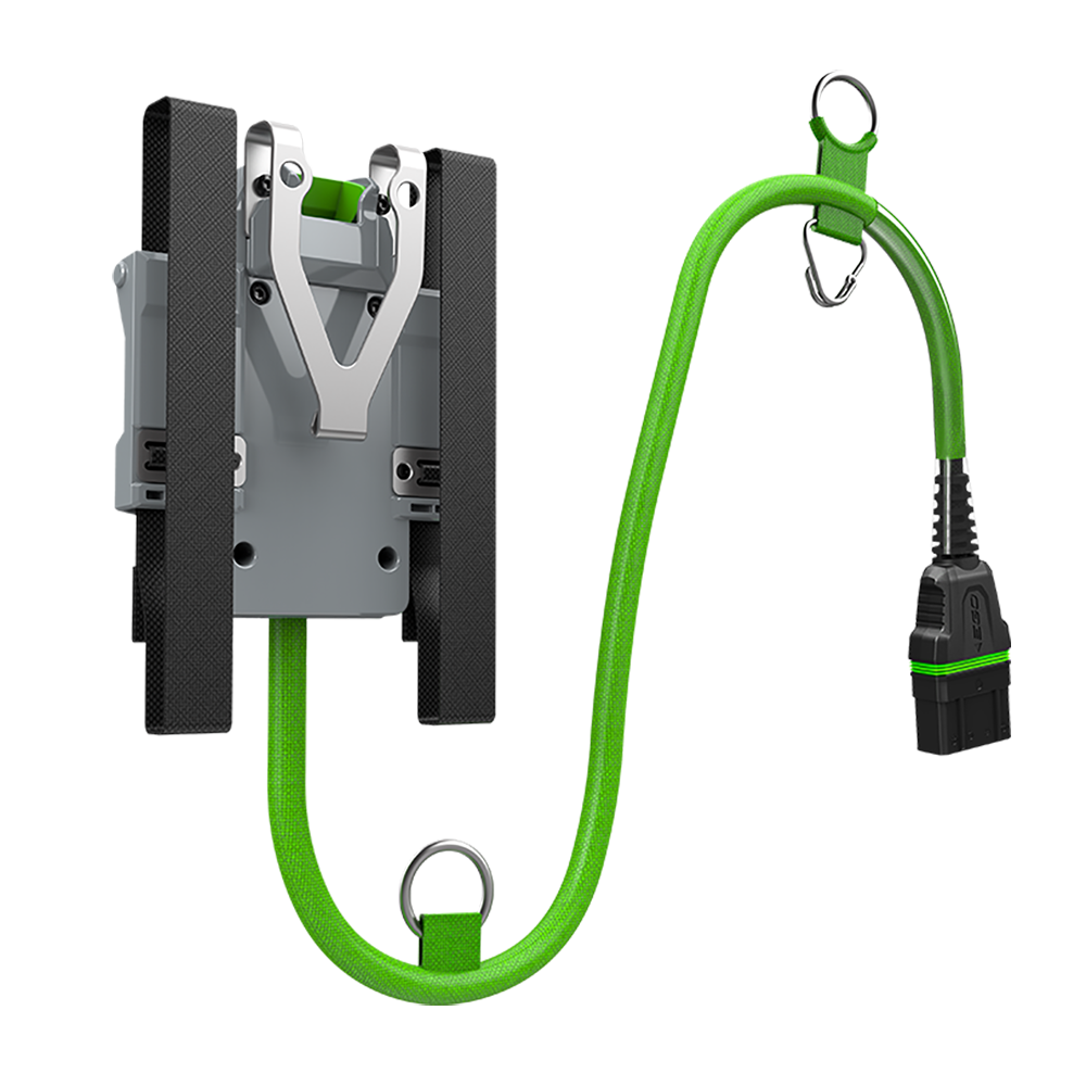 Étui à piles POWER+ pour scie à chaîne à poignée supérieure